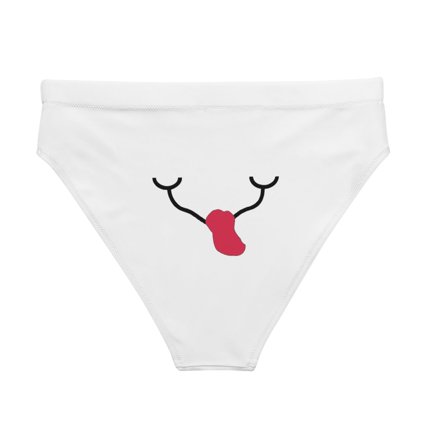 Shroomiez+ TrippingOffshroomiez tongue Recycled high-waisted bikini bottom