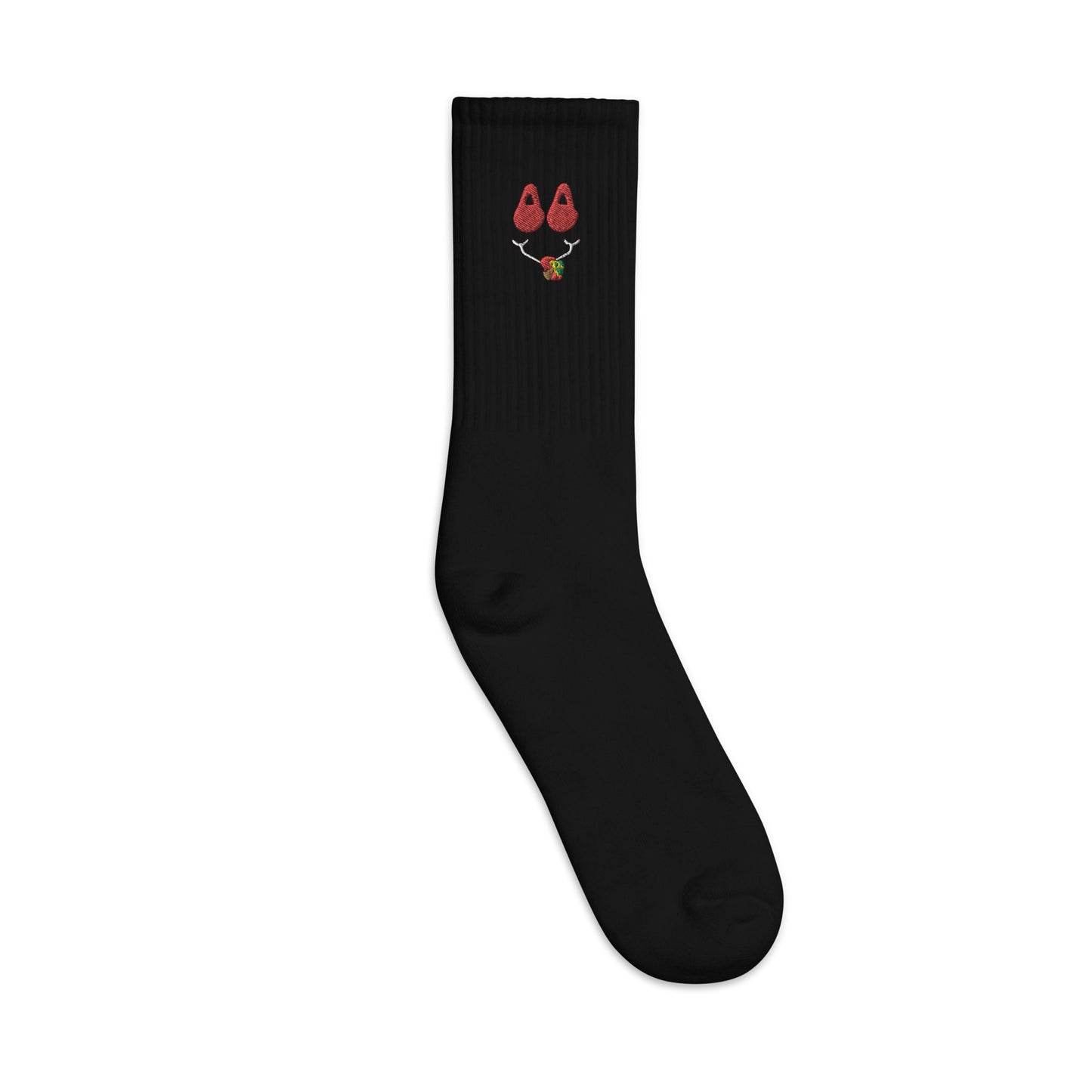 ExclusiveHalloweenSmilyFace Embroidered socks