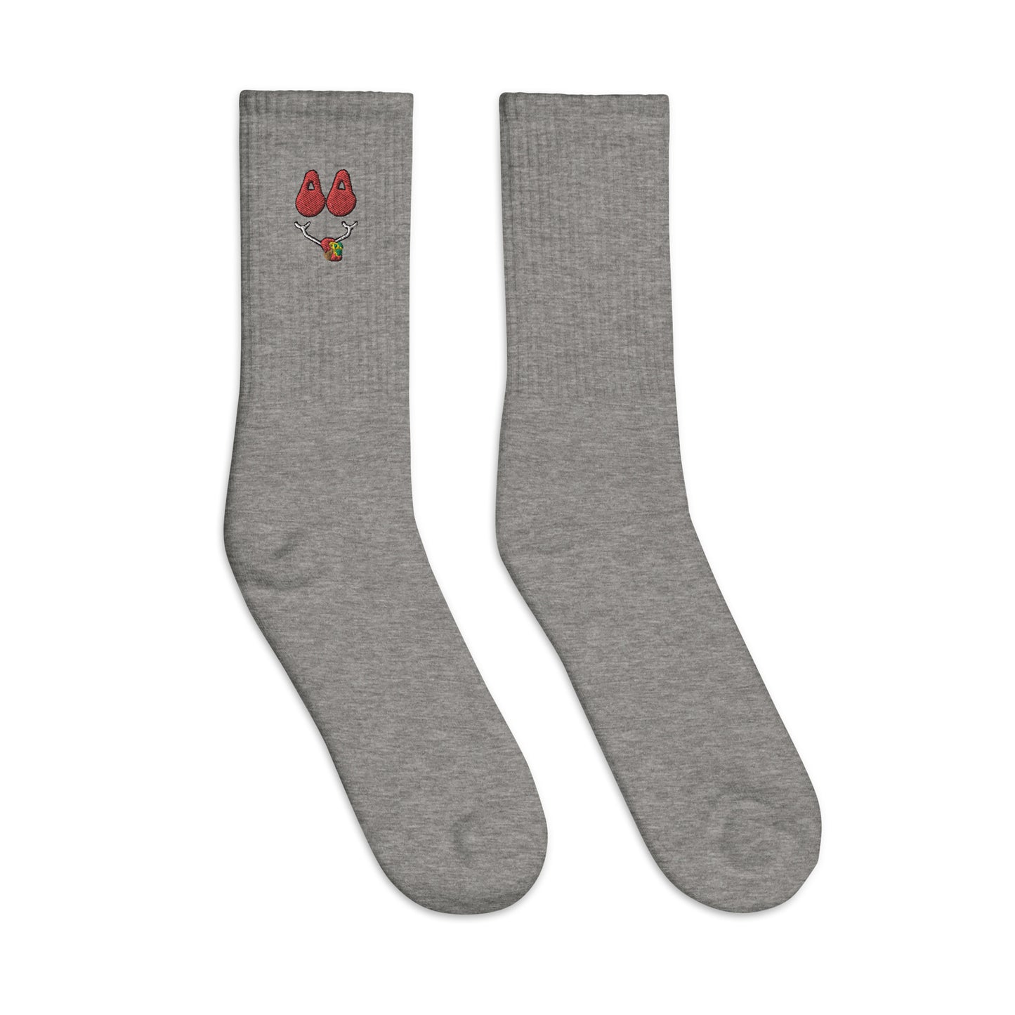 ExclusiveHalloweenSmilyFace Embroidered socks