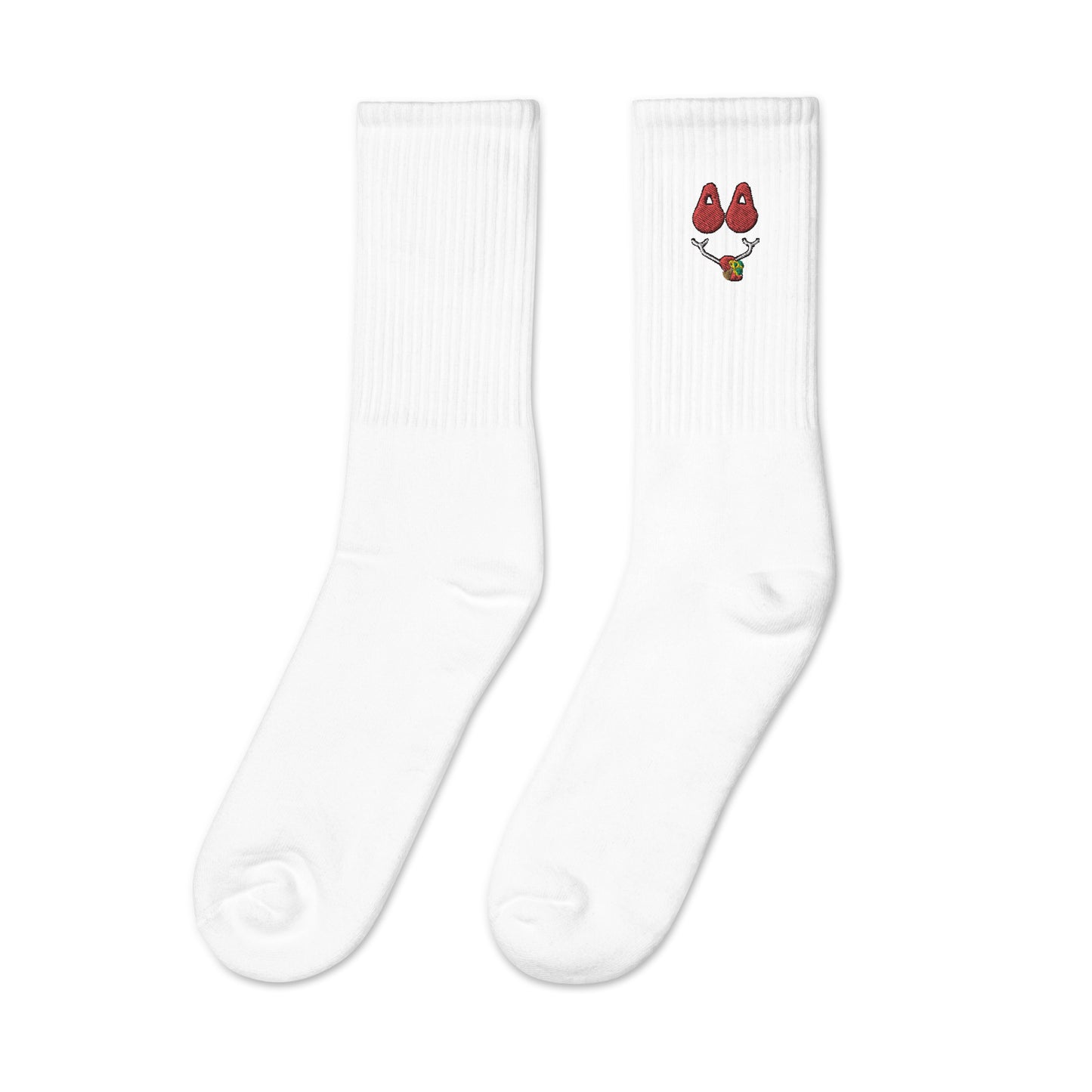 ExclusiveHalloweenSmilyFace Embroidered socks