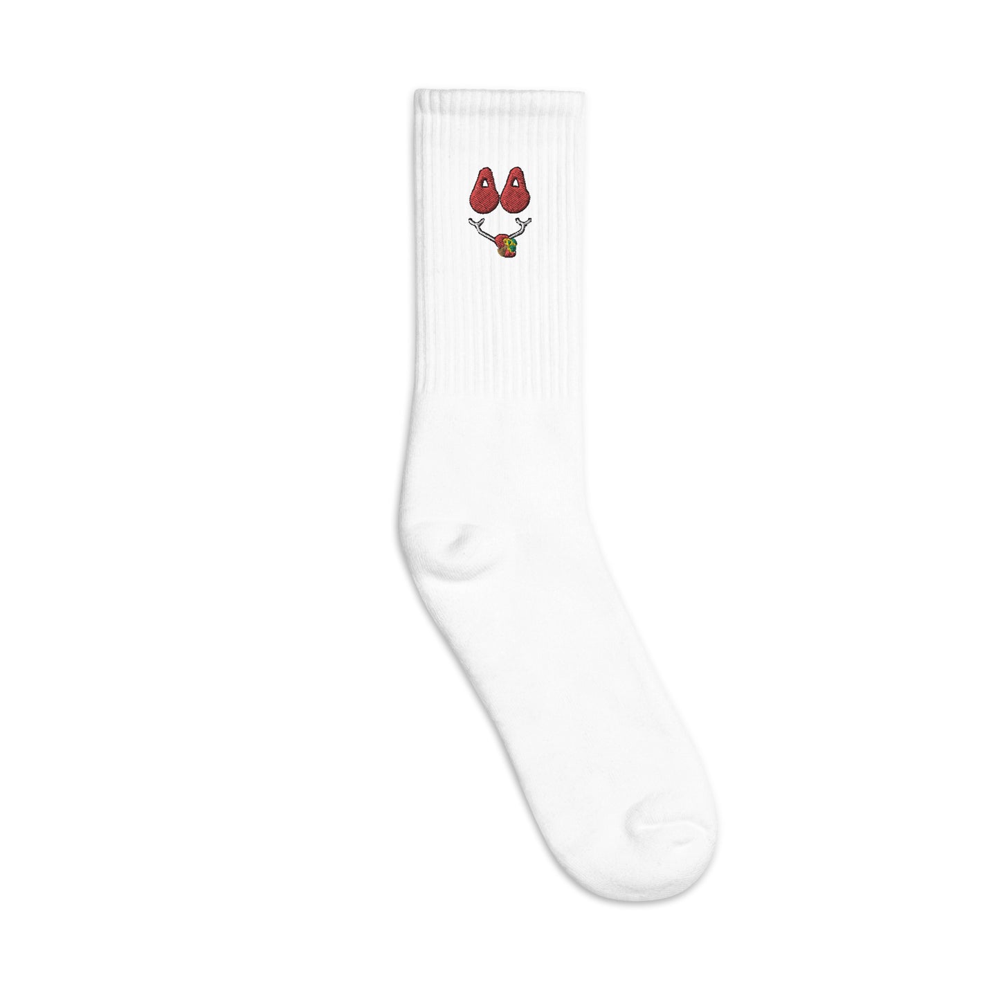 ExclusiveHalloweenSmilyFace Embroidered socks
