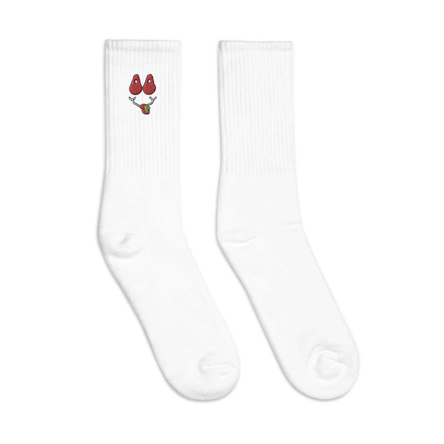 ExclusiveHalloweenSmilyFace Embroidered socks