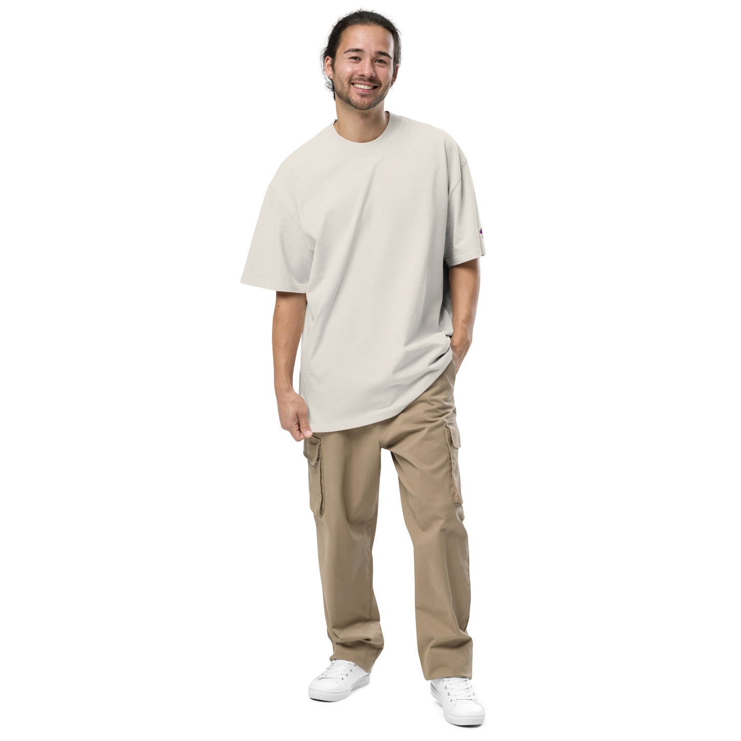 TrippingOffShroomiez Oversized faded t-shirt