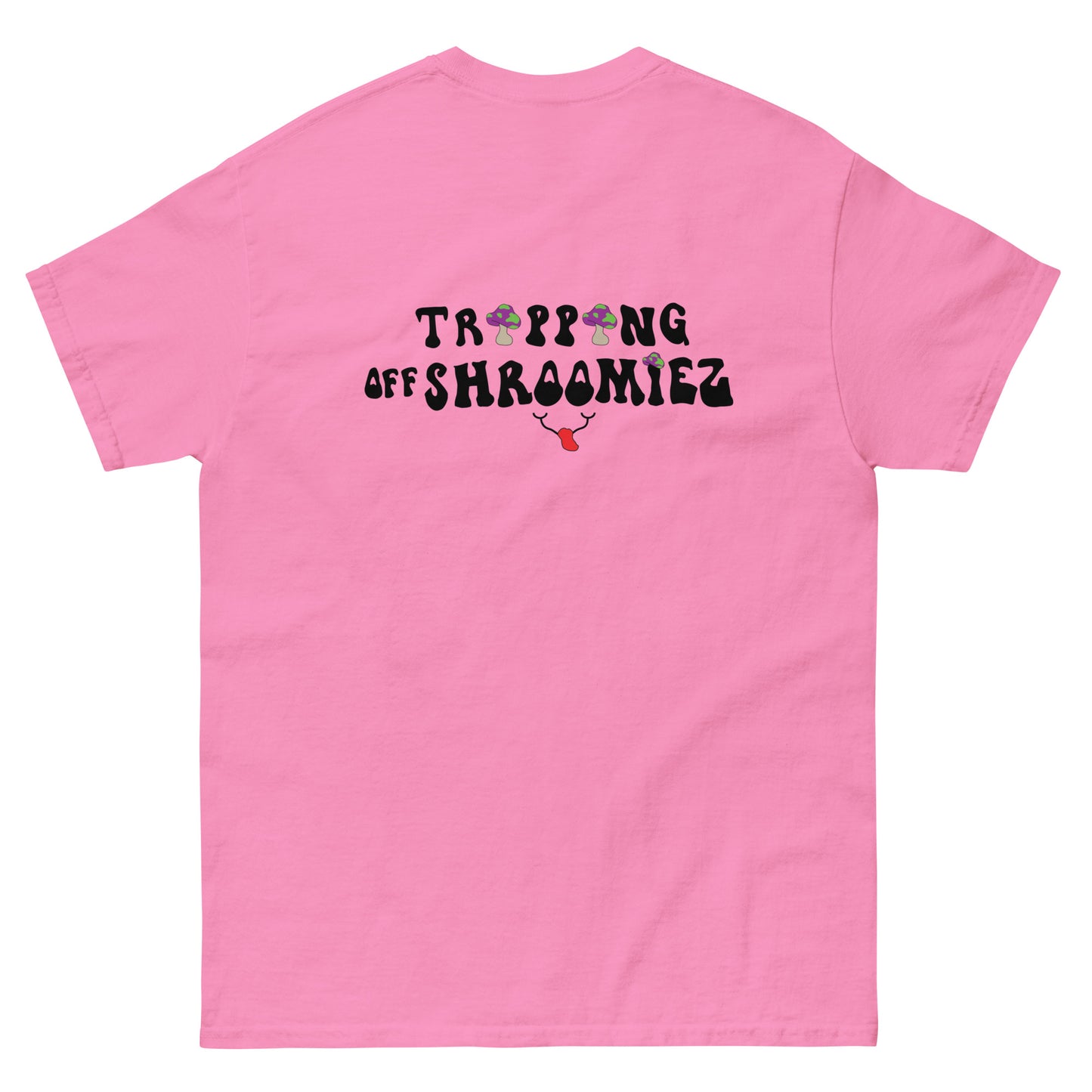 SmileyFace x Shroomiez logo x TrippingOffShroomiez Unisex classic tee
