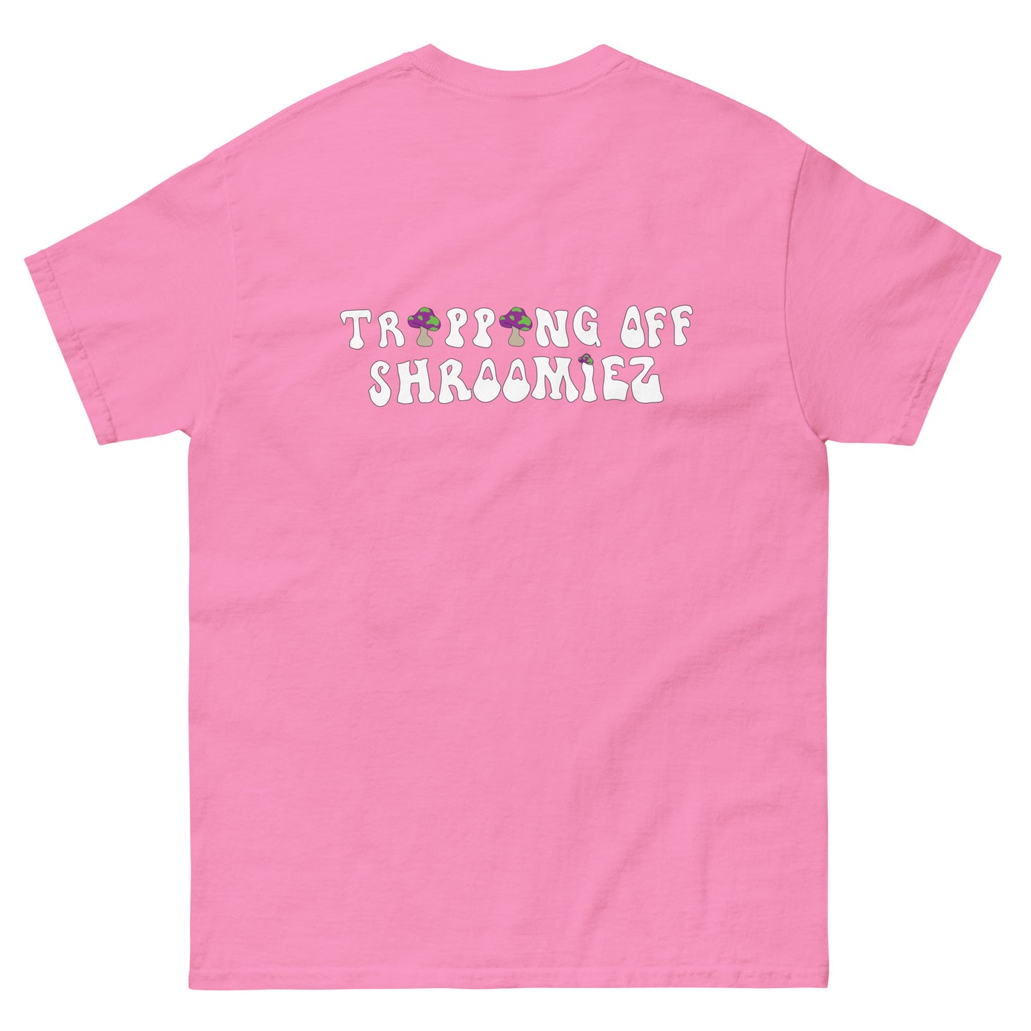 Shroomiez logo x SmileyFace x TrippingOffShroomiez Unisex classic tee