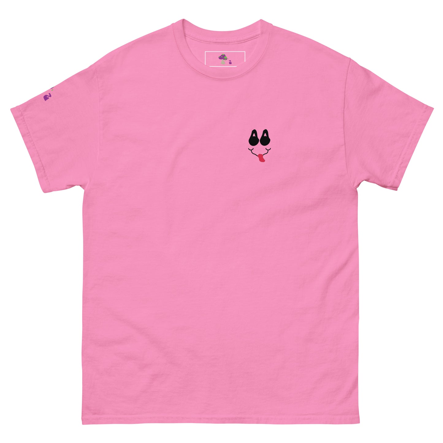 Smily face x Shroomiez logo x TrippingOffShroomiez Bandana ArtUnisex classic tee