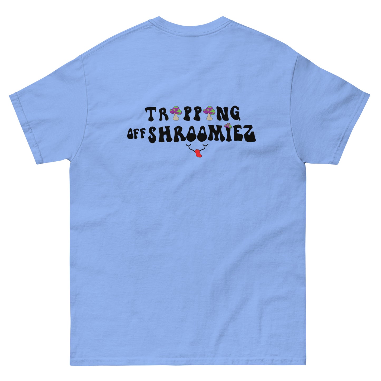 SmileyFace x Shroomiez logo x TrippingOffShroomiez Unisex classic tee
