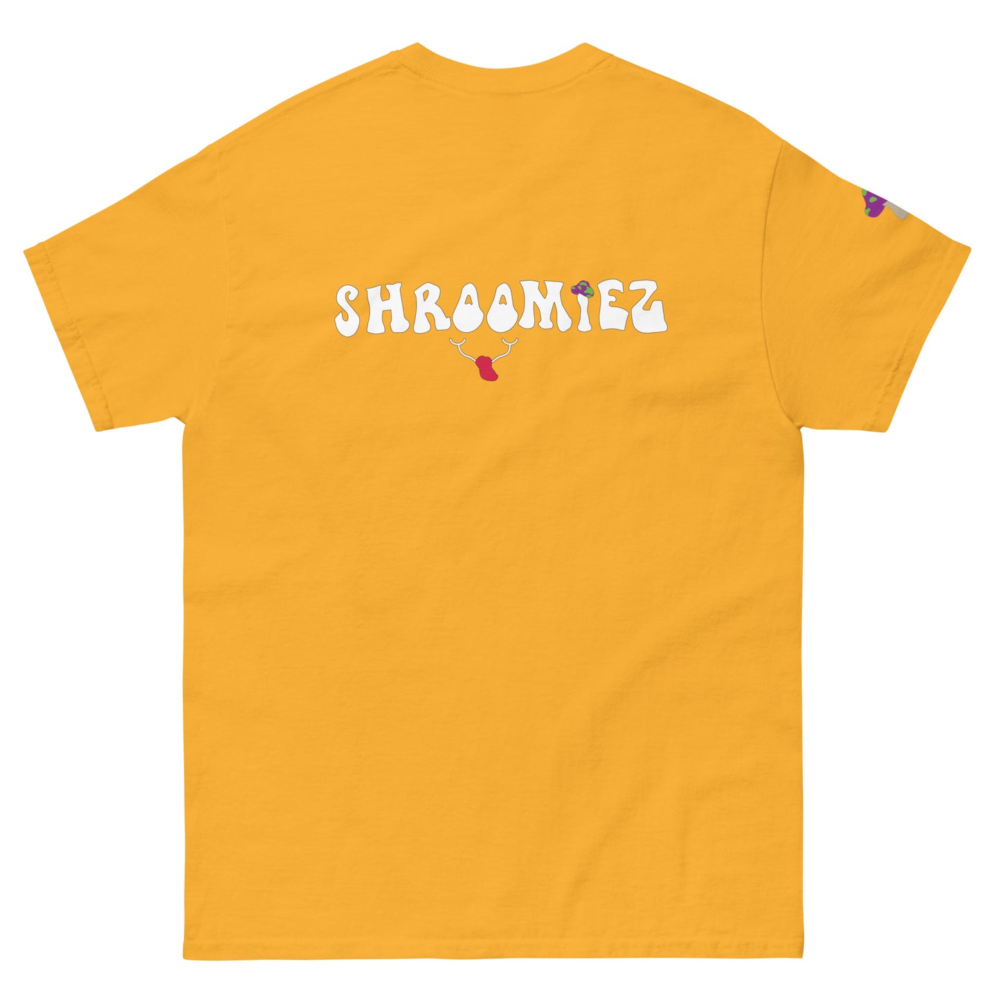 TrippingOff x Shroomiez with smiley face Unisex classic tee