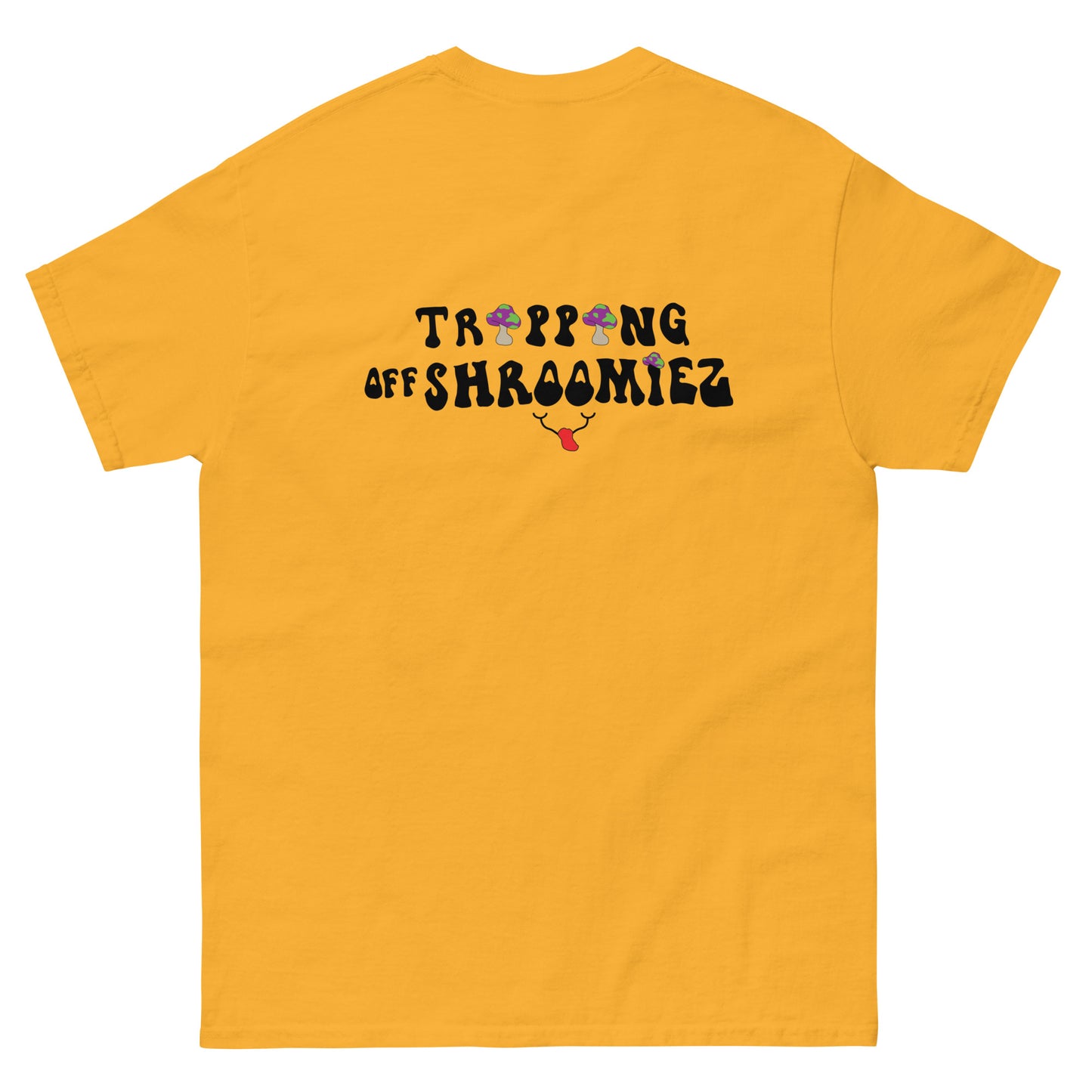 SmileyFace x Shroomiez logo x TrippingOffShroomiez Unisex classic tee