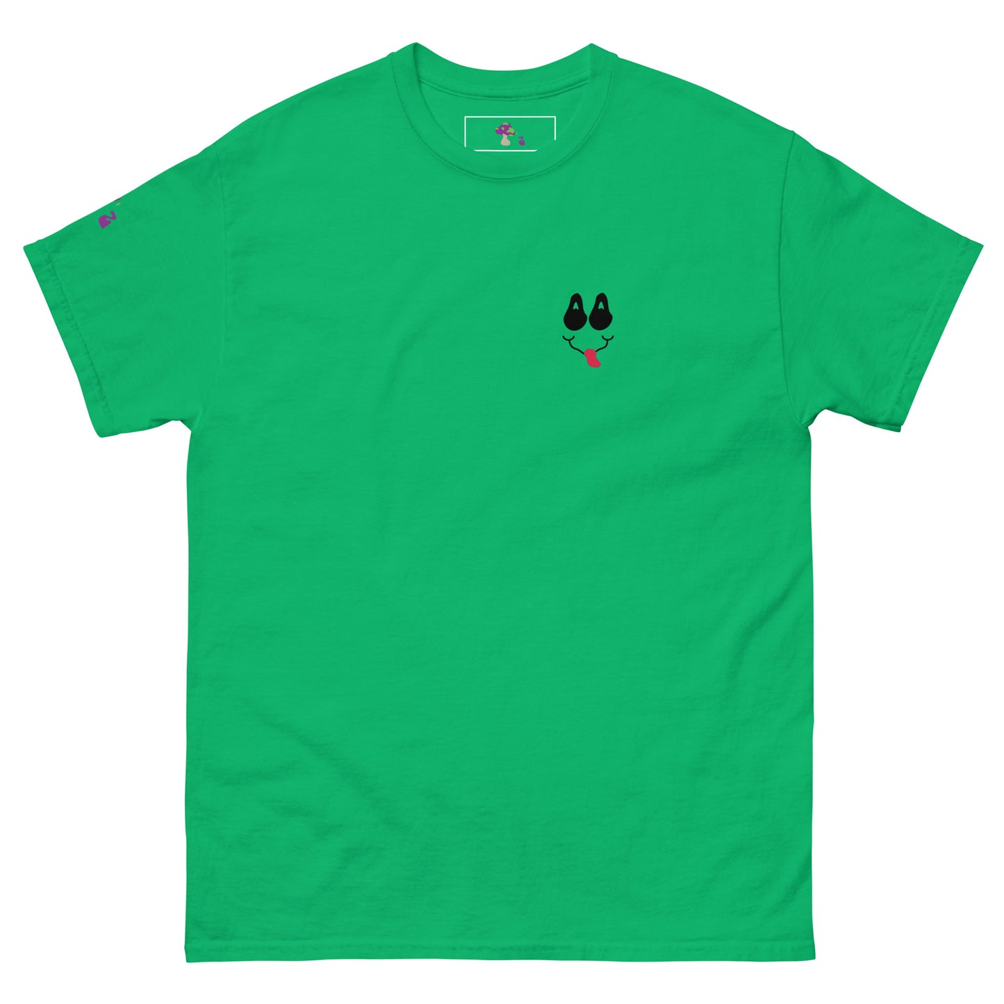 Smily face x Shroomiez logo x TrippingOffShroomiez Bandana ArtUnisex classic tee
