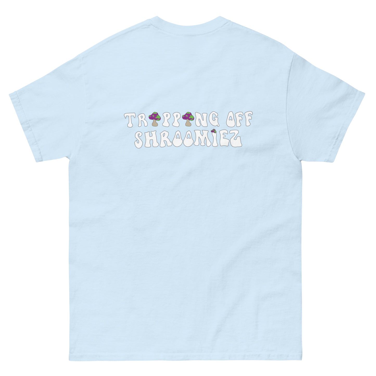 Shroomiez logo x SmileyFace x TrippingOffShroomiez Unisex classic tee