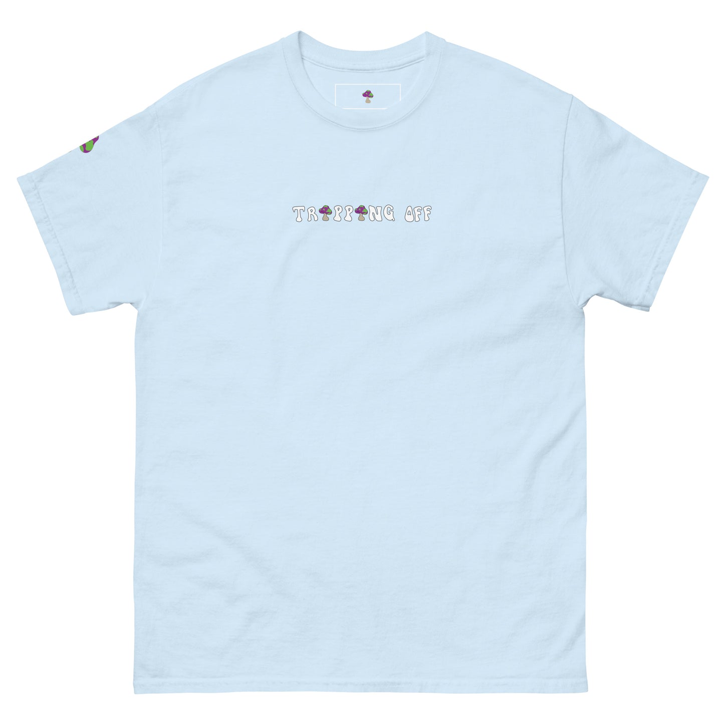 TrippingOff x Shroomiez with smiley face Unisex classic tee