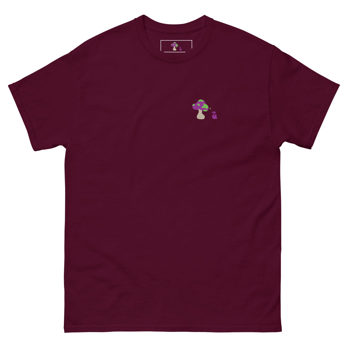 Shroomiez logo x SmileyFace x TrippingOffShroomiez Unisex classic tee
