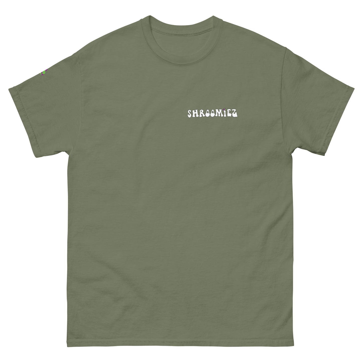 Shroomiez x shroomiez mushy on sleeve Unisex classic tee