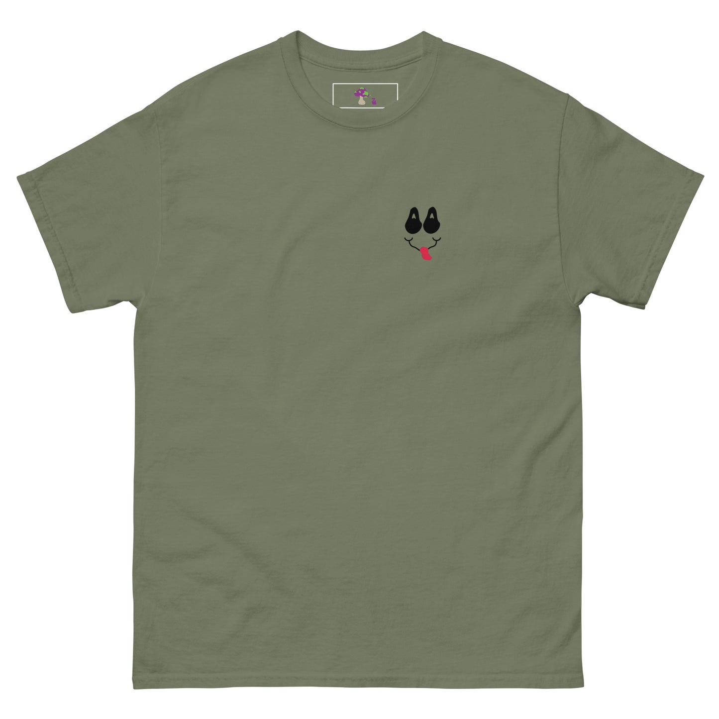 SmileyFace x Shroomiez logo x TrippingOffShroomiez Unisex classic tee