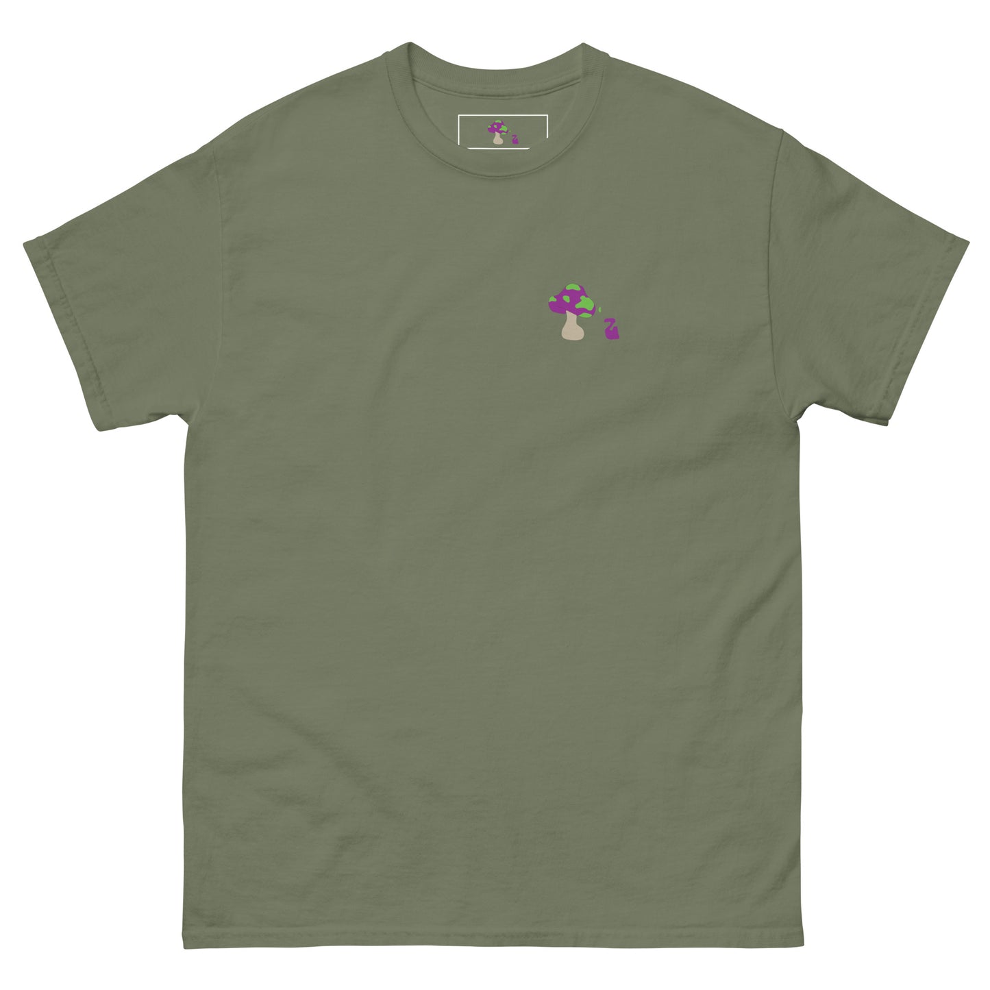 Shroomiez logo x SmileyFace x TrippingOffShroomiez Unisex classic tee