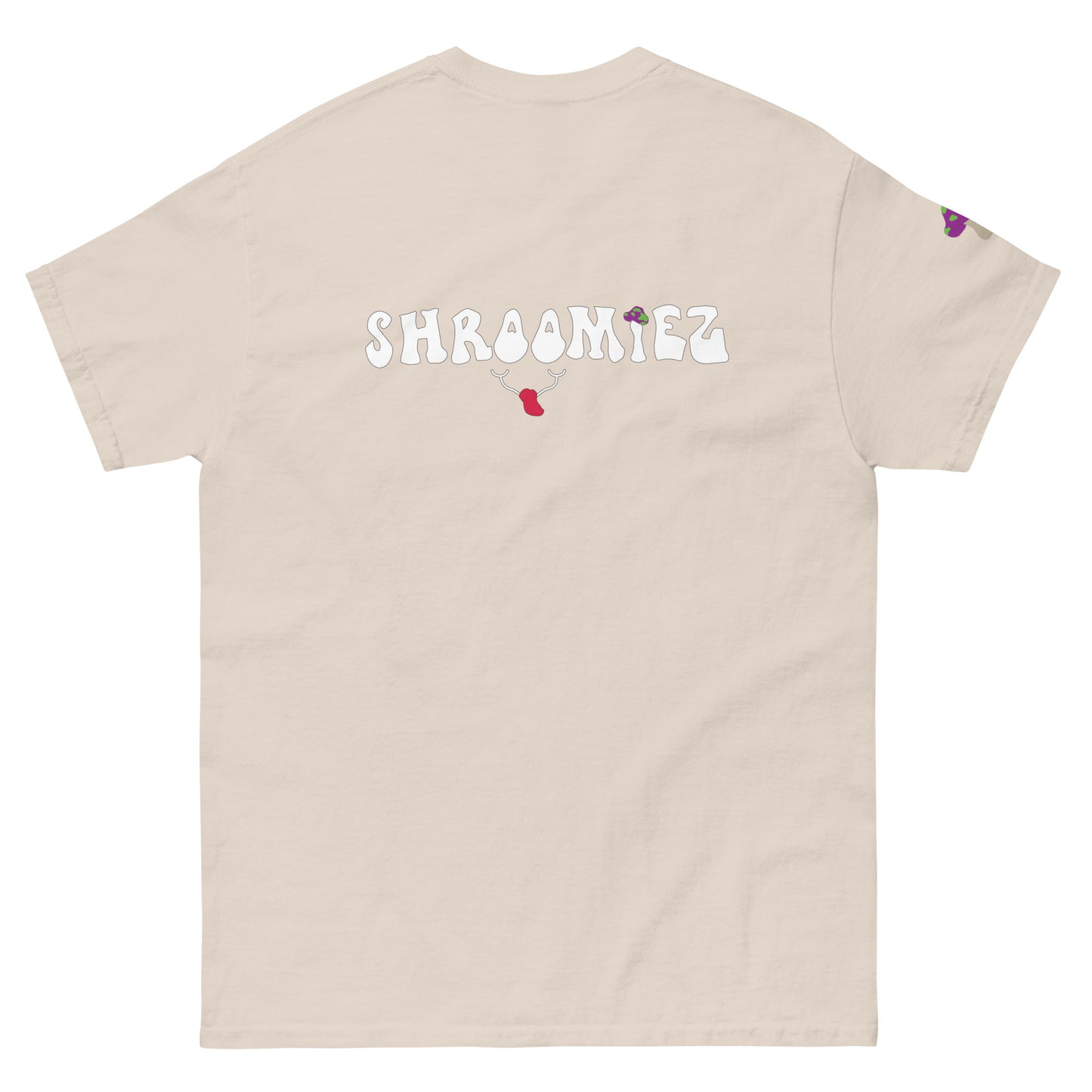TrippingOff x Shroomiez with smiley face Unisex classic tee
