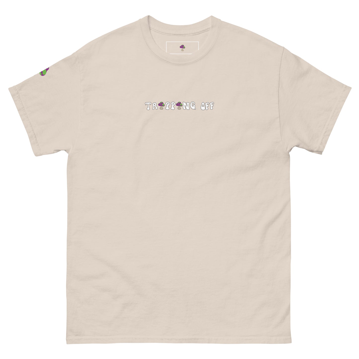 TrippingOff x Shroomiez with smiley face Unisex classic tee