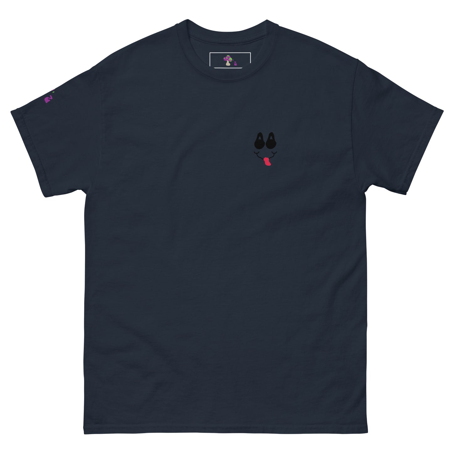 Smily face x Shroomiez logo x TrippingOffShroomiez Bandana ArtUnisex classic tee