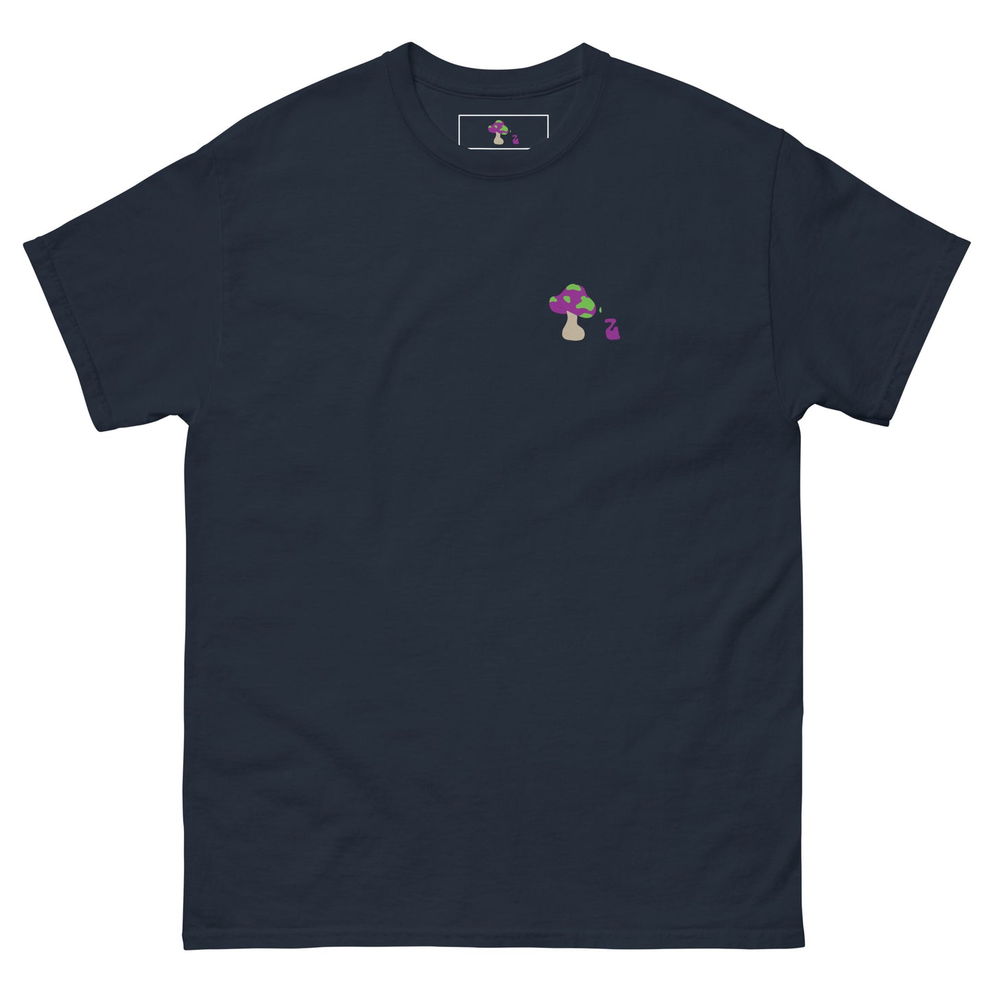 Shroomiez logo x SmileyFace x TrippingOffShroomiez Unisex classic tee