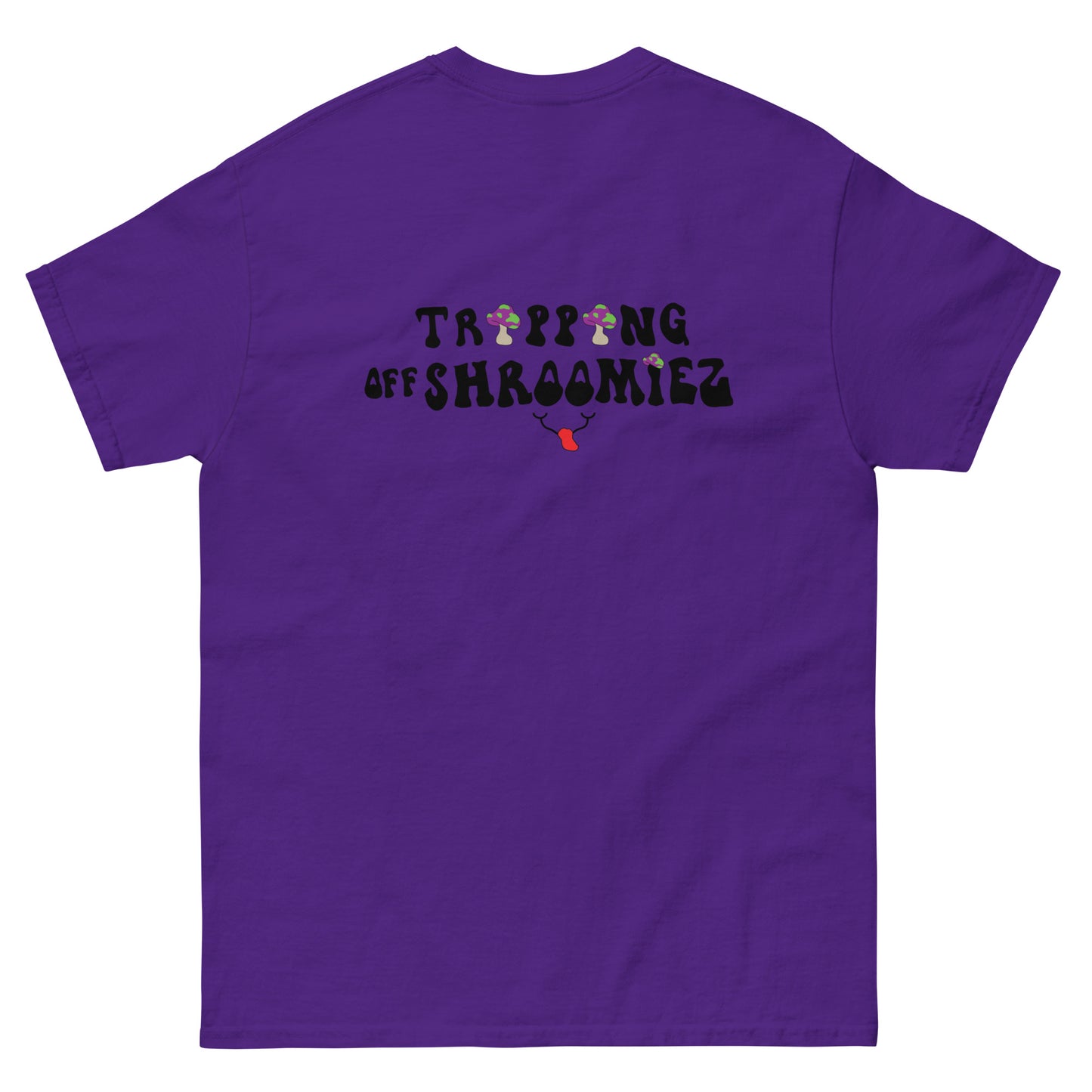SmileyFace x Shroomiez logo x TrippingOffShroomiez Unisex classic tee