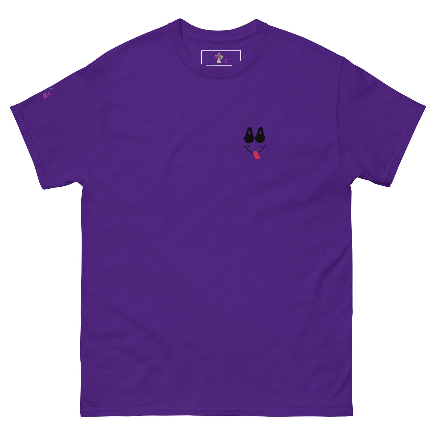 Smily face x Shroomiez logo x TrippingOffShroomiez Bandana ArtUnisex classic tee