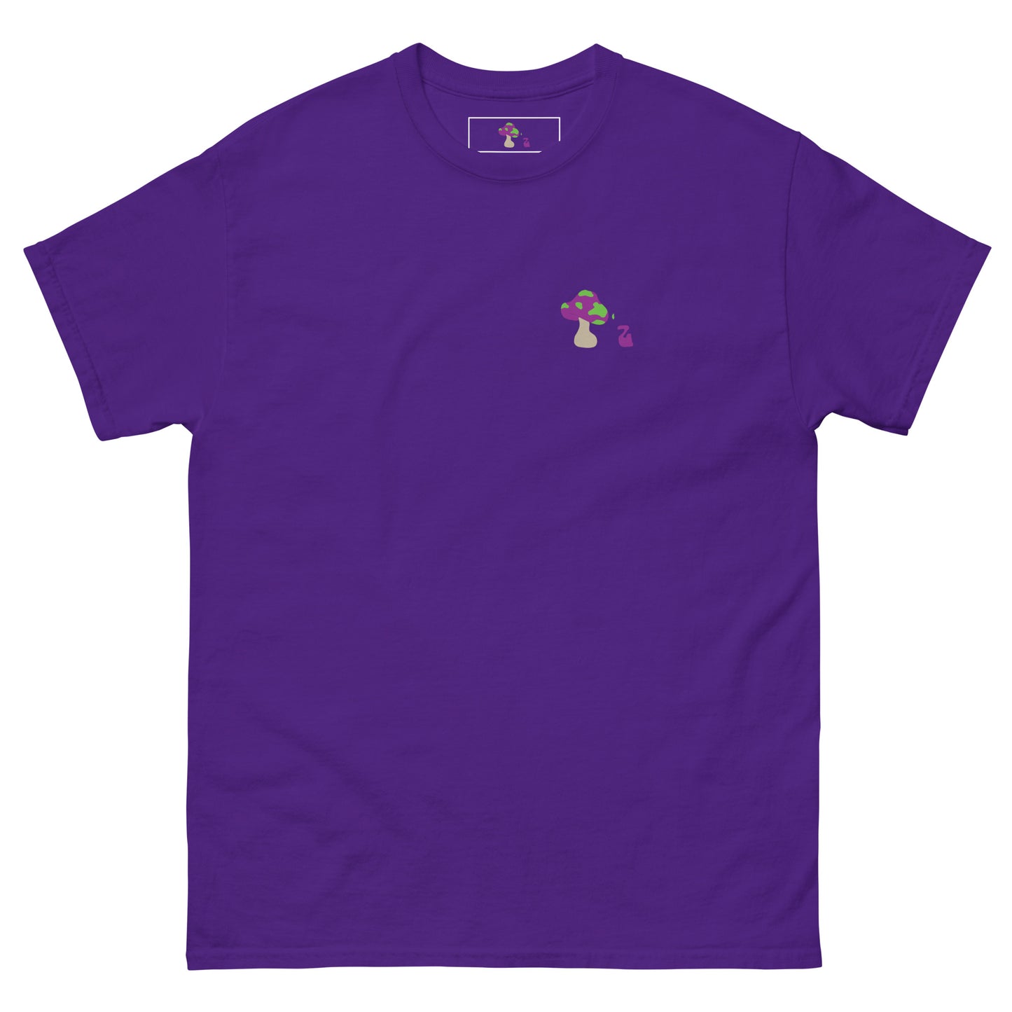 Shroomiez logo x SmileyFace x TrippingOffShroomiez Unisex classic tee