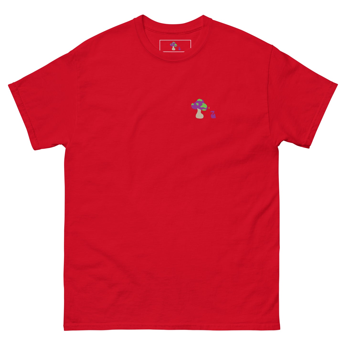 Shroomiez logo x SmileyFace x TrippingOffShroomiez Unisex classic tee