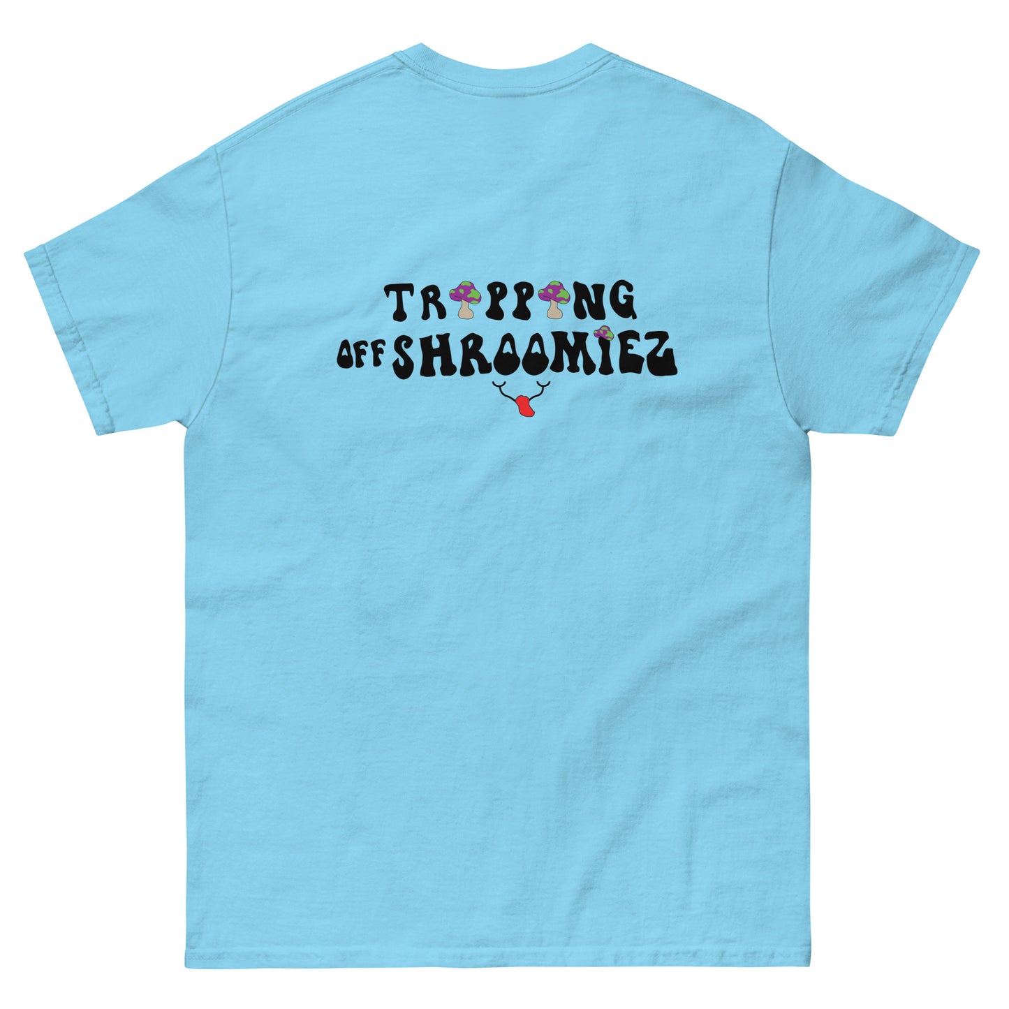 SmileyFace x Shroomiez logo x TrippingOffShroomiez Unisex classic tee