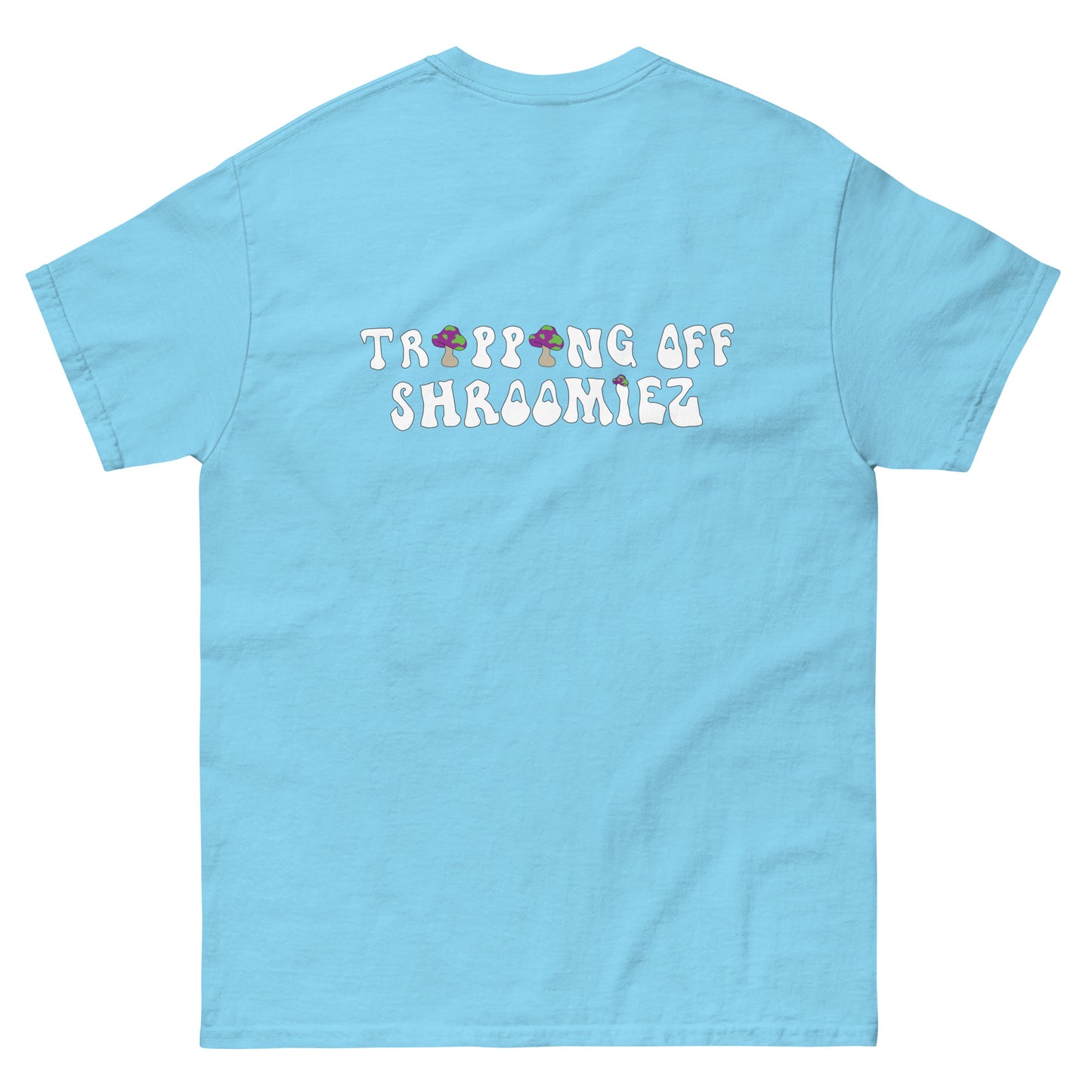 Shroomiez logo x SmileyFace x TrippingOffShroomiez Unisex classic tee