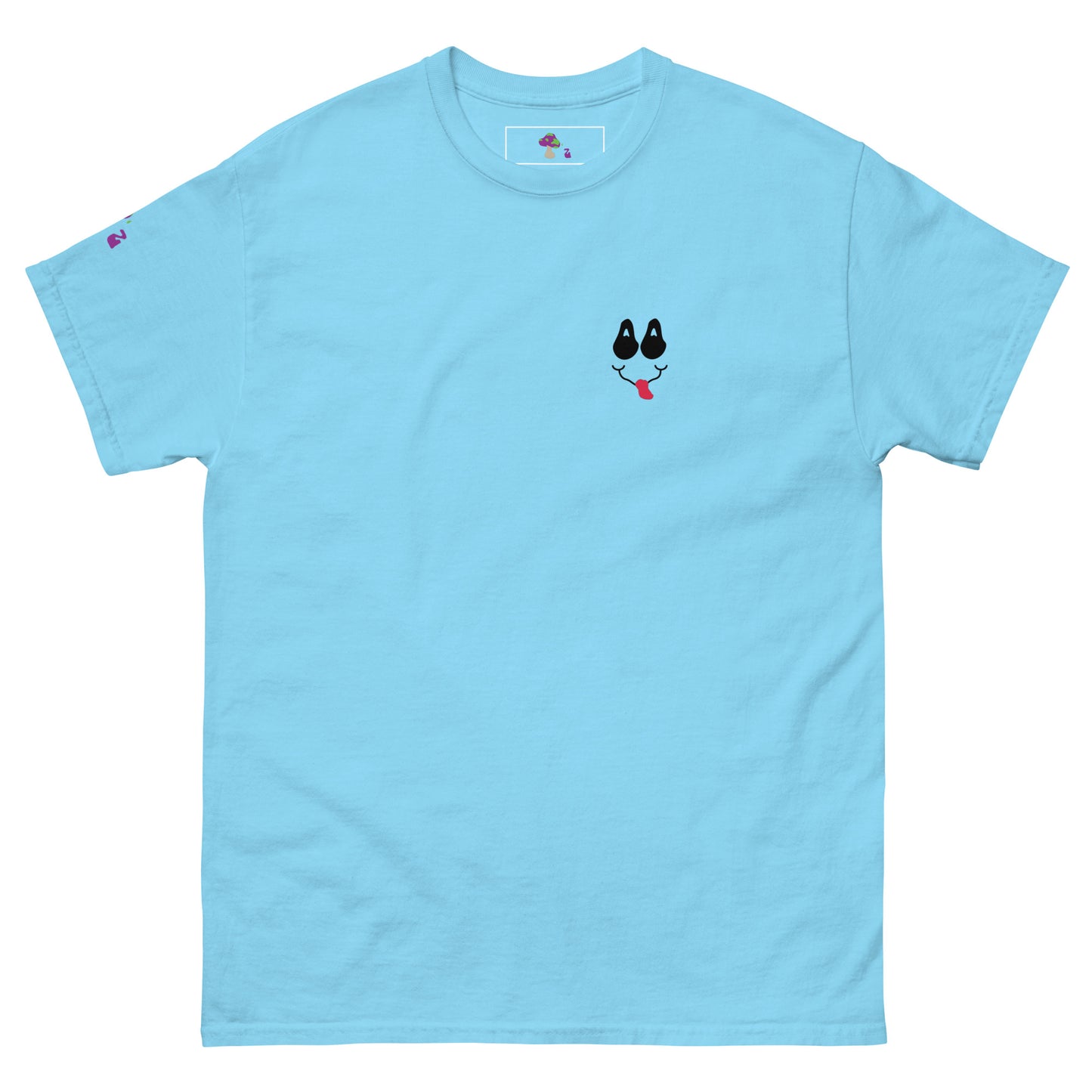 Smily face x Shroomiez logo x TrippingOffShroomiez Bandana ArtUnisex classic tee
