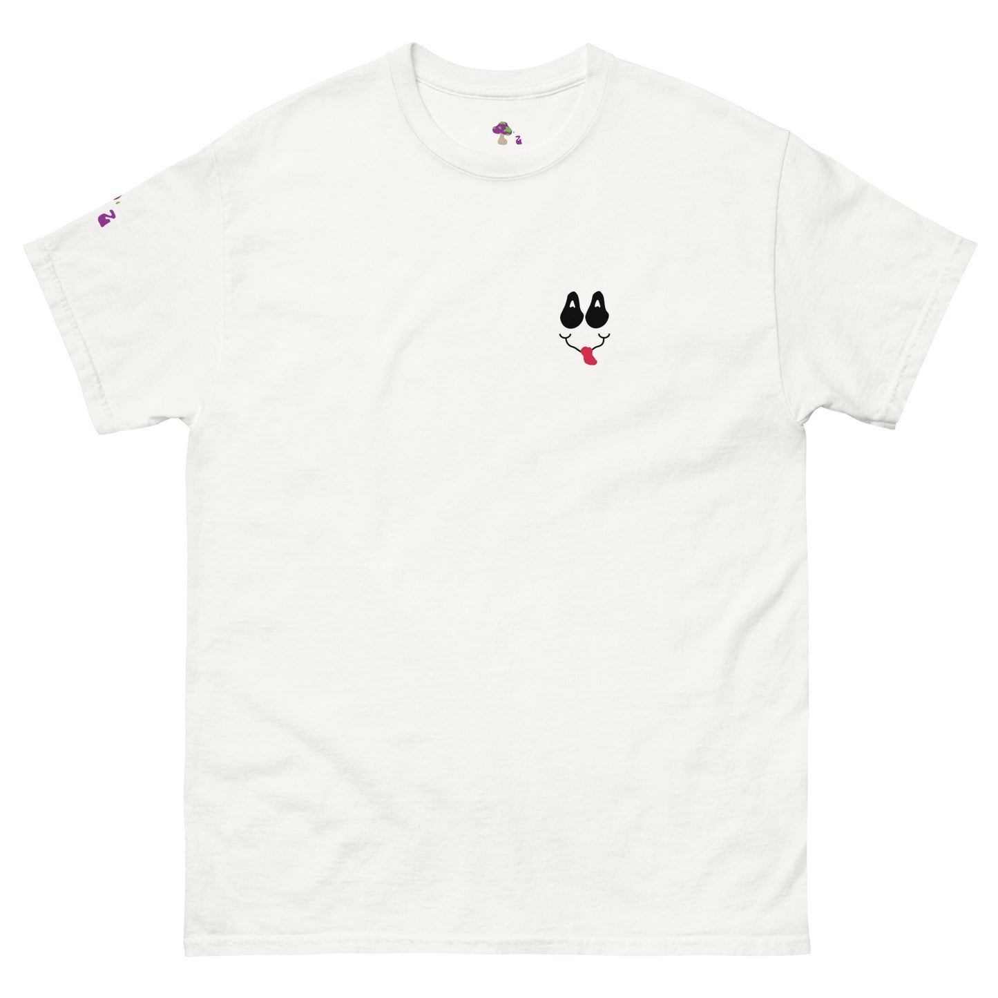 Smily face x Shroomiez logo x TrippingOffShroomiez Bandana ArtUnisex classic tee