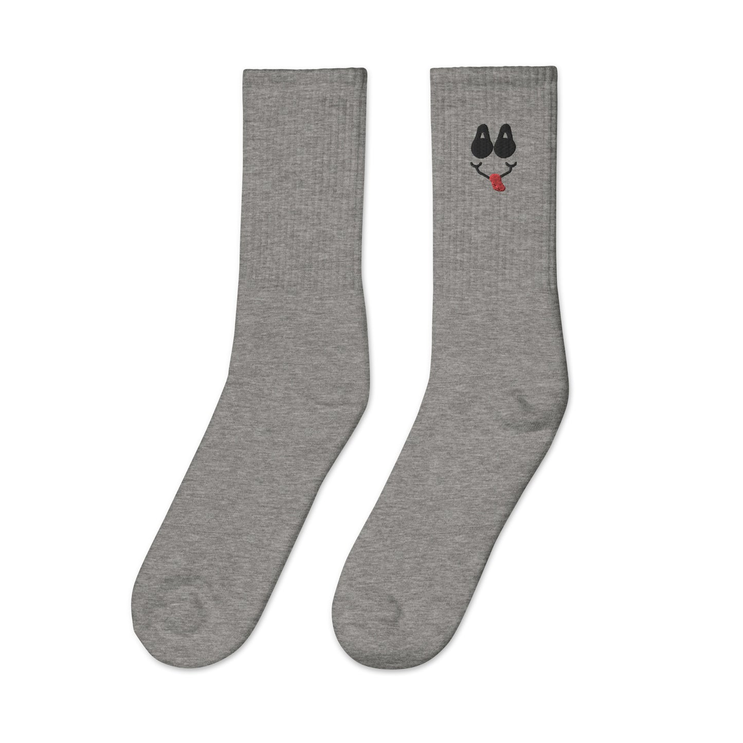 Embroidered SmilyFace Socks