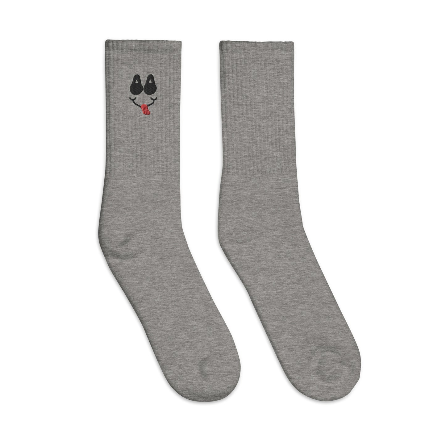 Embroidered SmilyFace Socks