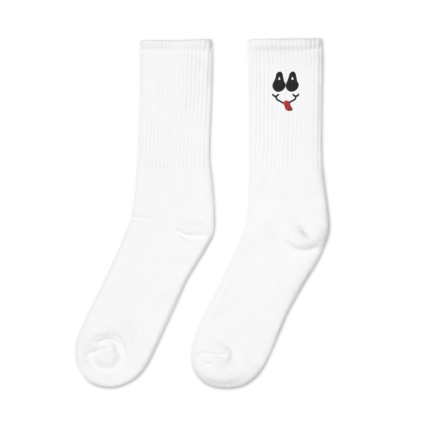 Embroidered SmilyFace Socks