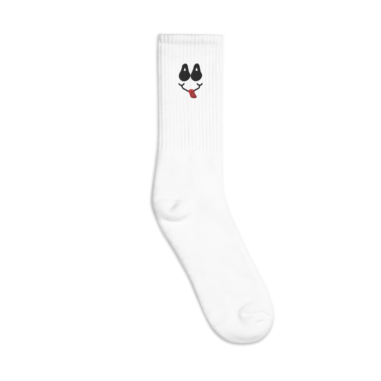 Embroidered SmilyFace Socks