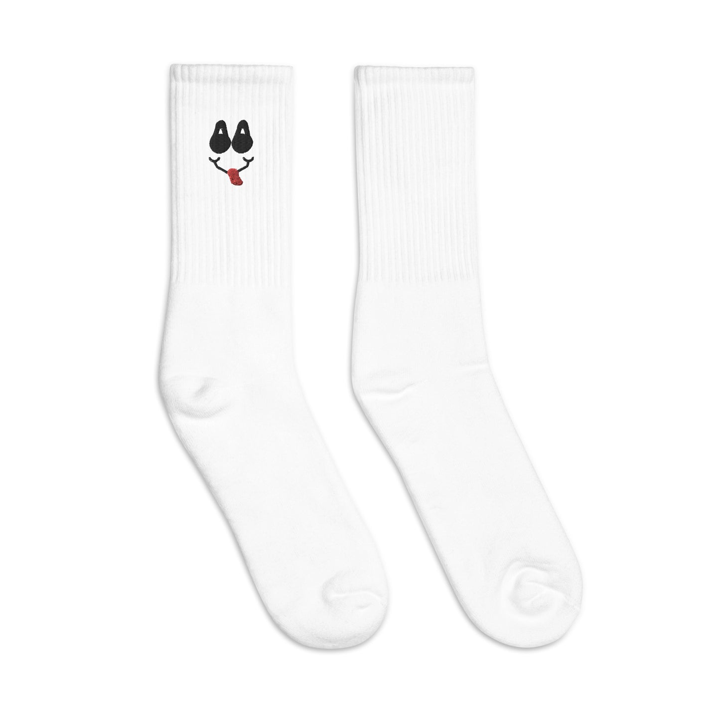 Embroidered SmilyFace Socks