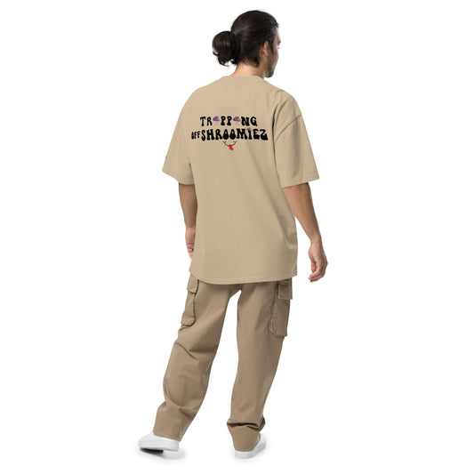 TrippingOffShroomiez Oversized faded t-shirt