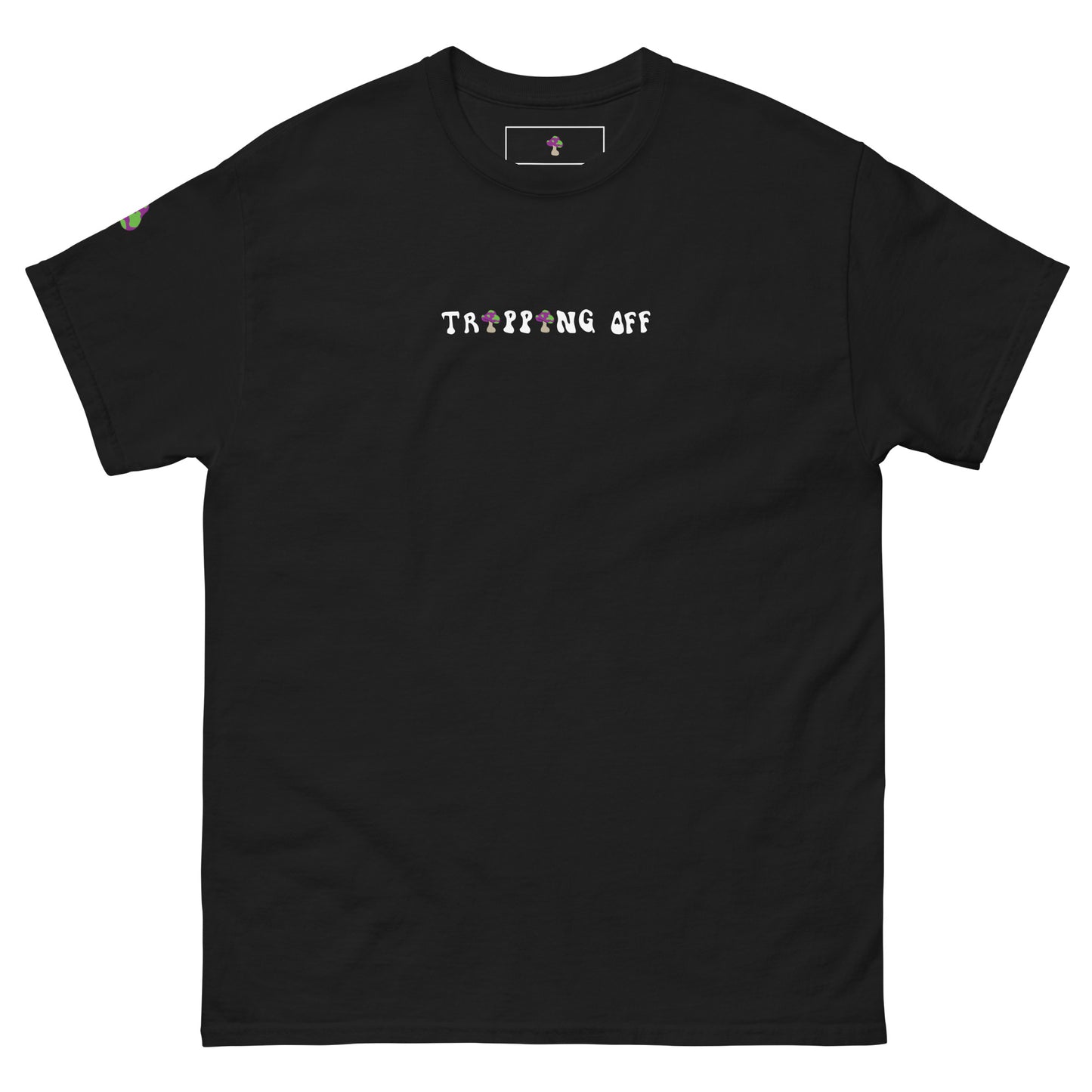 TrippingOff x Shroomiez with smiley face Unisex classic tee