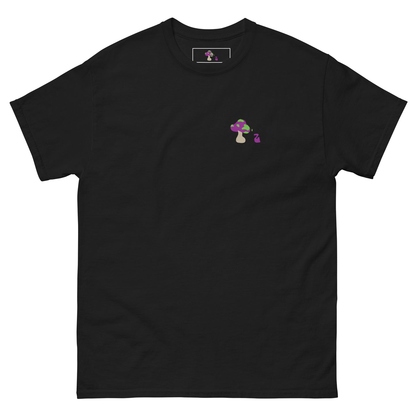 Shroomiez logo x SmileyFace x TrippingOffShroomiez Unisex classic tee